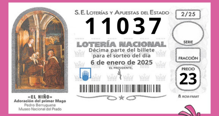 ✨🎄 ¡Lotería de El Niño con Adefhic! ¡El número de la suerte es el 11037! ✨🎄